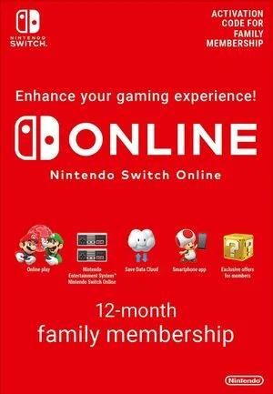 Nintendo Switch Online Familiar 12 meses