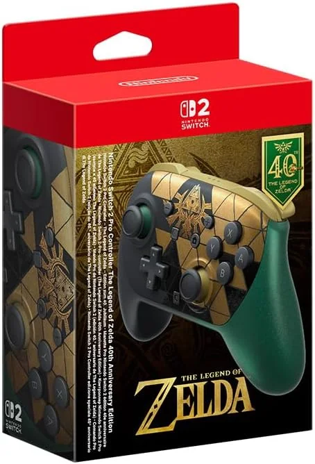 Switch 2 Pro Zelda 40°